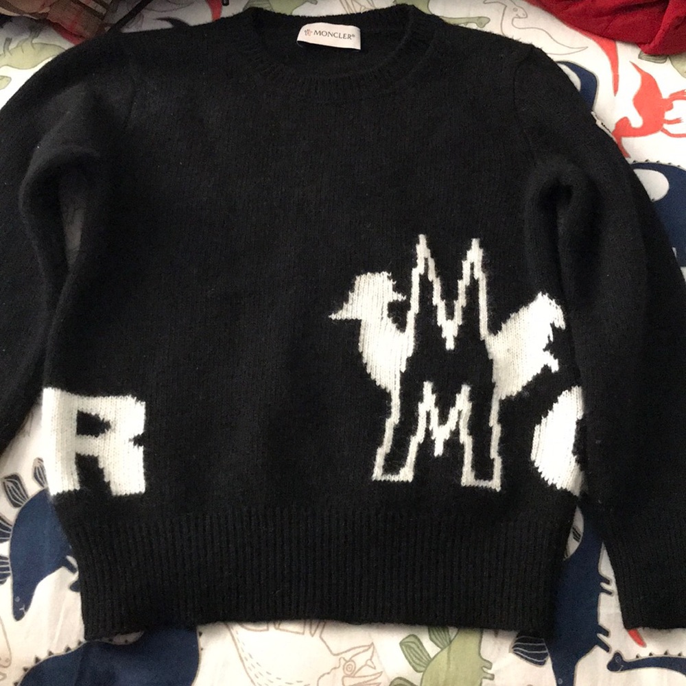 Boys Wool Moncler Sweater